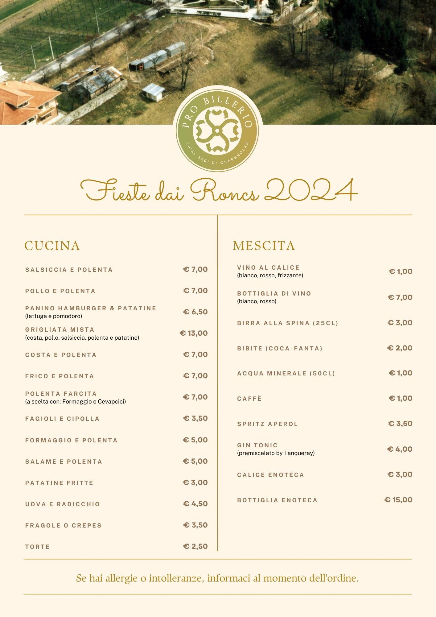Menu 2024